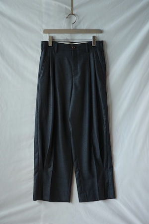 KHOKI【Tuck Pleats Pants -Gray-】