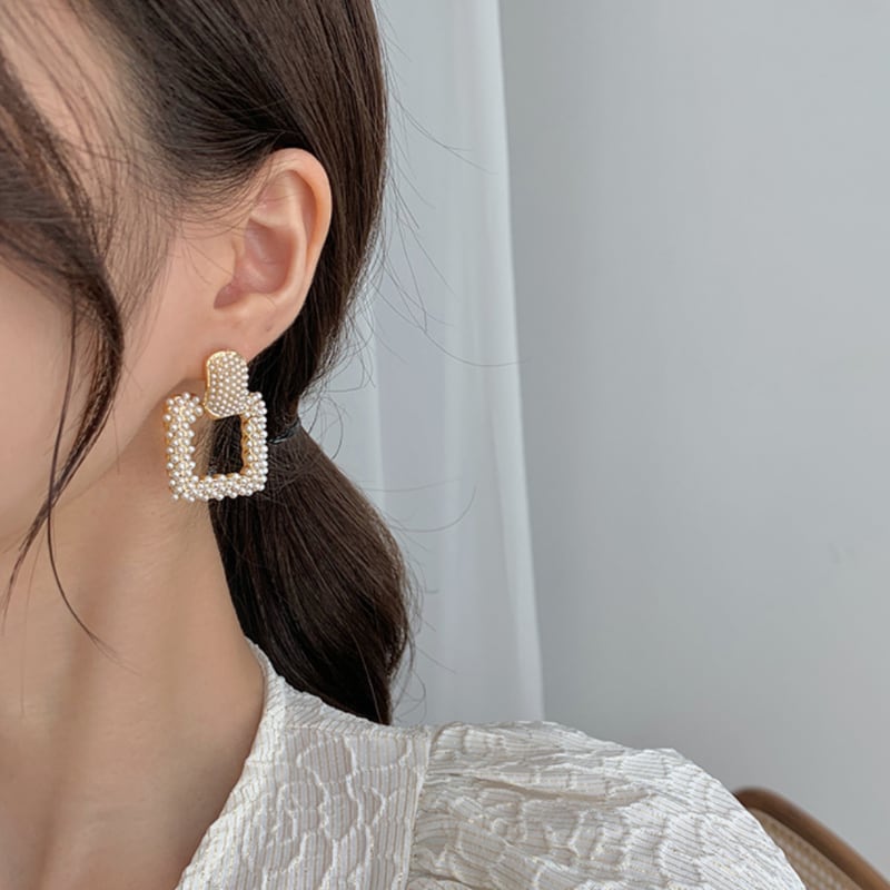 PEARL SQUARE PIERCE | Chitta PEARL SQUARE PIERCE | Chitta