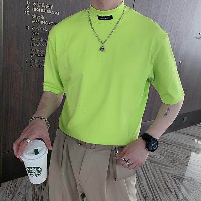 け10●adabat 半袖ハイネックシャツ L 未使用品ライトグリーン け10○adabat 半袖ハイネックシャツ L 未使用品ライトグリーン - メルカリ