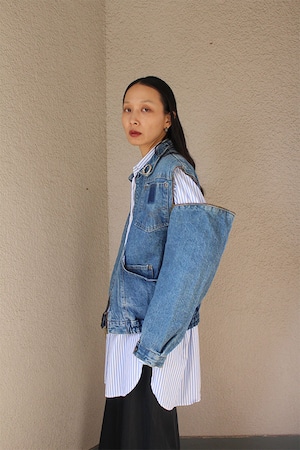 80s French vintage denim jacket