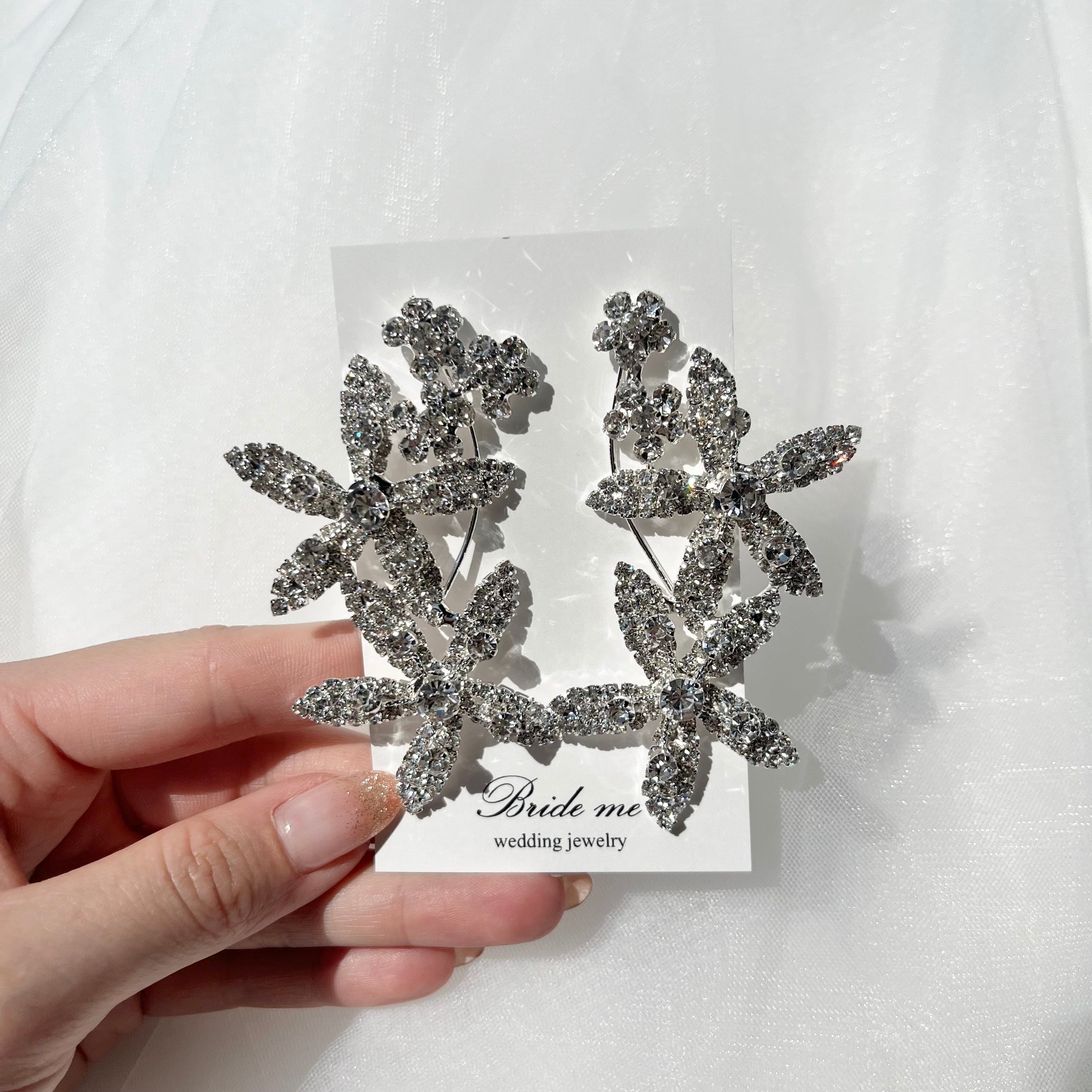 CP-10】クリスタル ピアス | BRIDE ME