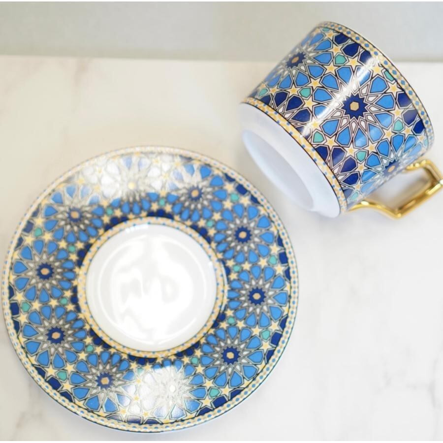 モロッコ雑貨 ティーカップ3色セット