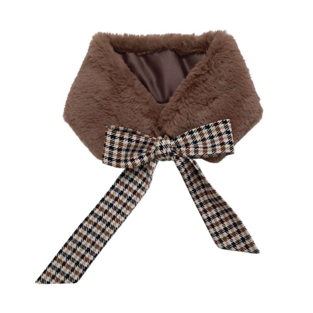 Fur muffler (Brown)