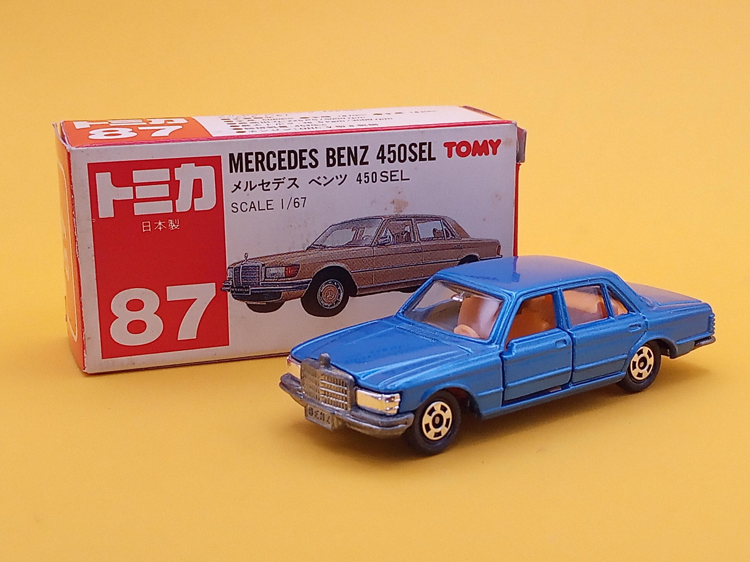 トミカ 87 メルセデス・ベンツ 450SEL 日本製 赤箱 | トイズキング レトロ館 powered by BASE