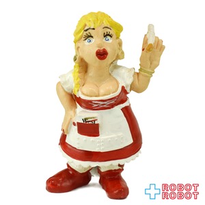ドイツたばこ ウエスト ディアンデル・マデル アドバタイジング ライターケース PVC フィギュア