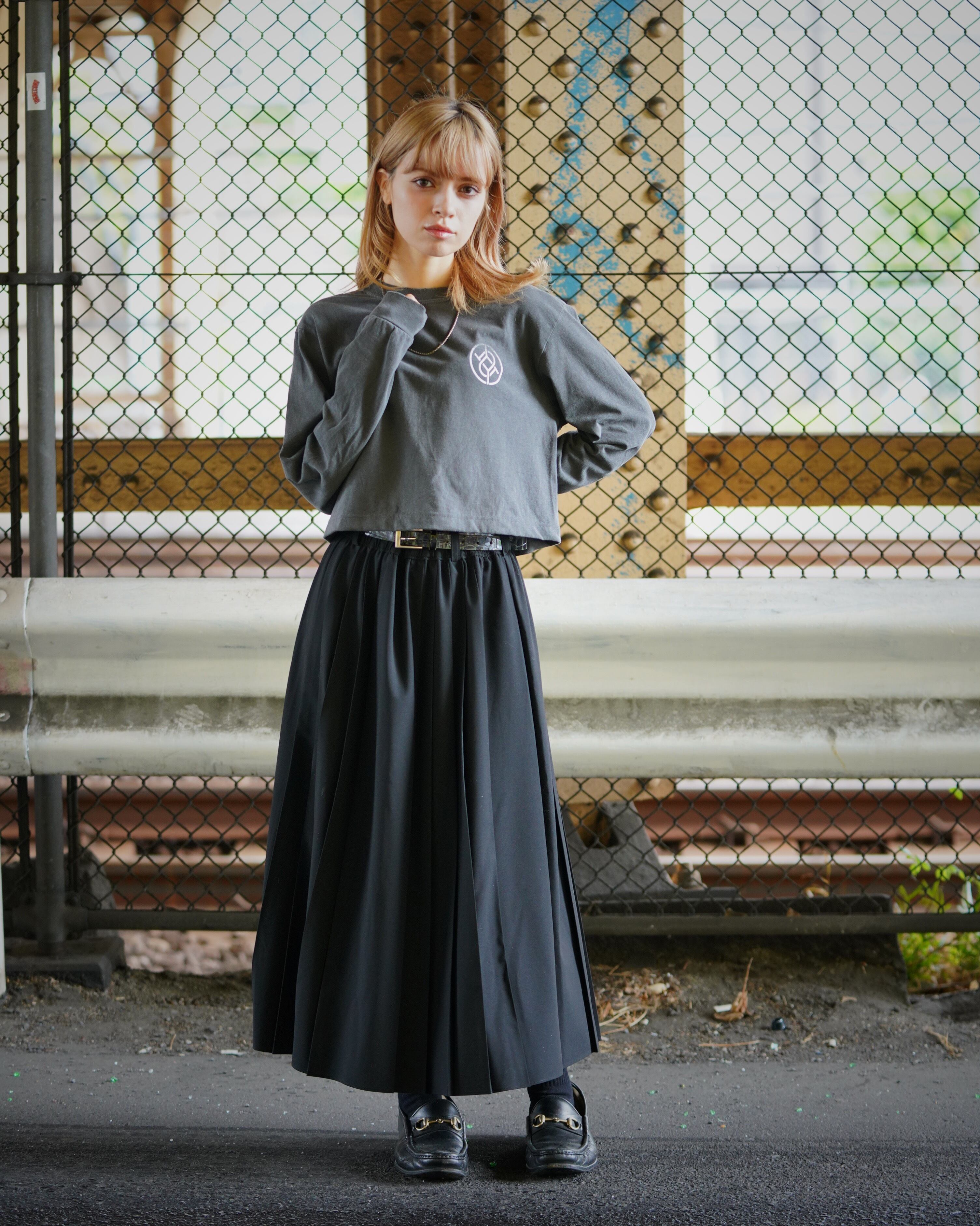 KOFREU ''PLEATS SKIRT'' (BLACK) | KOFREU