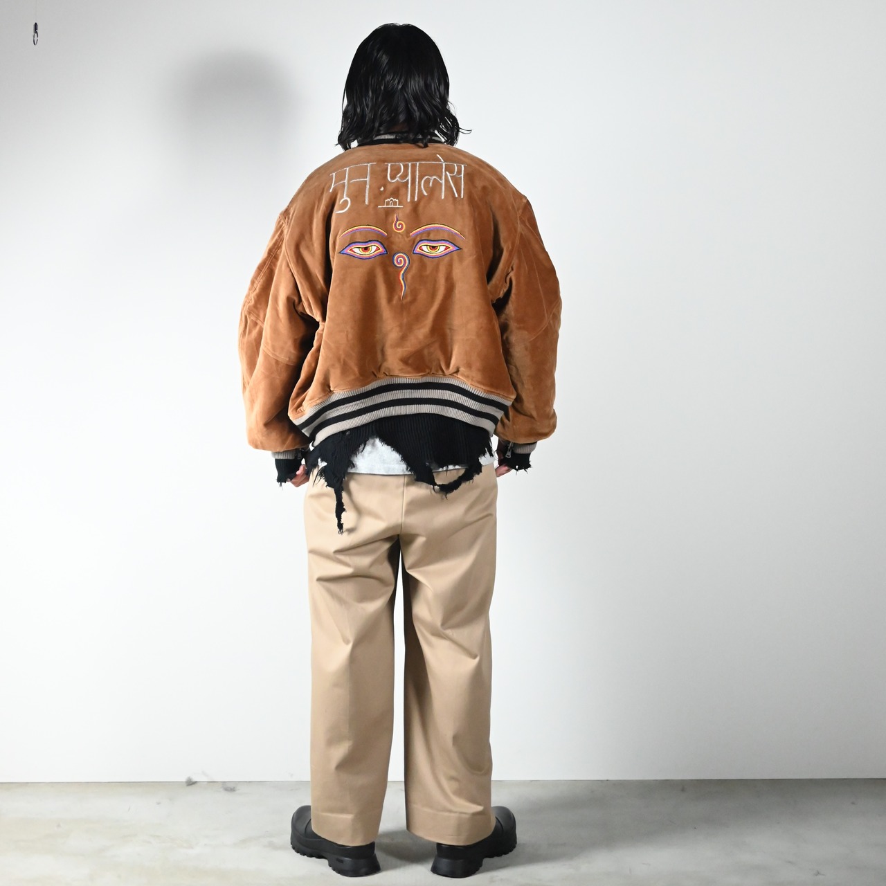 LEH26AW新作Embroidery SKA Reversible Blousonコーディネート