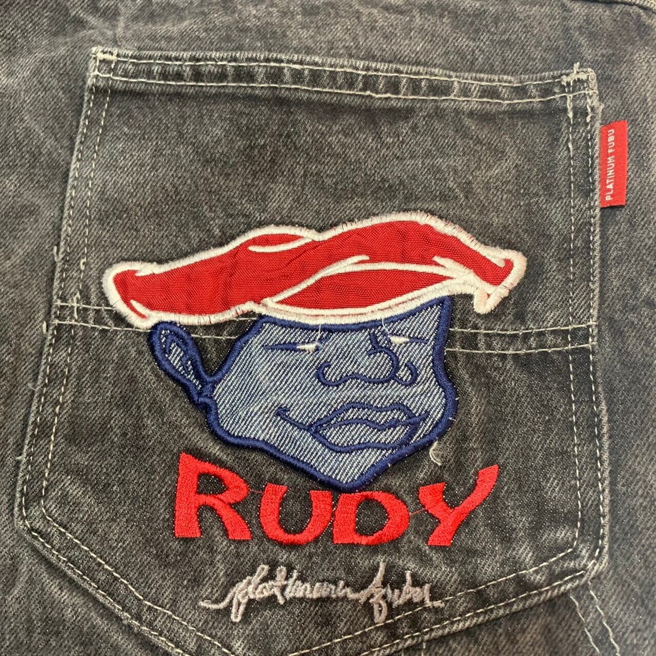 90s Platinum Fubu W49 デニムパンツ ファットアルバート camping.com