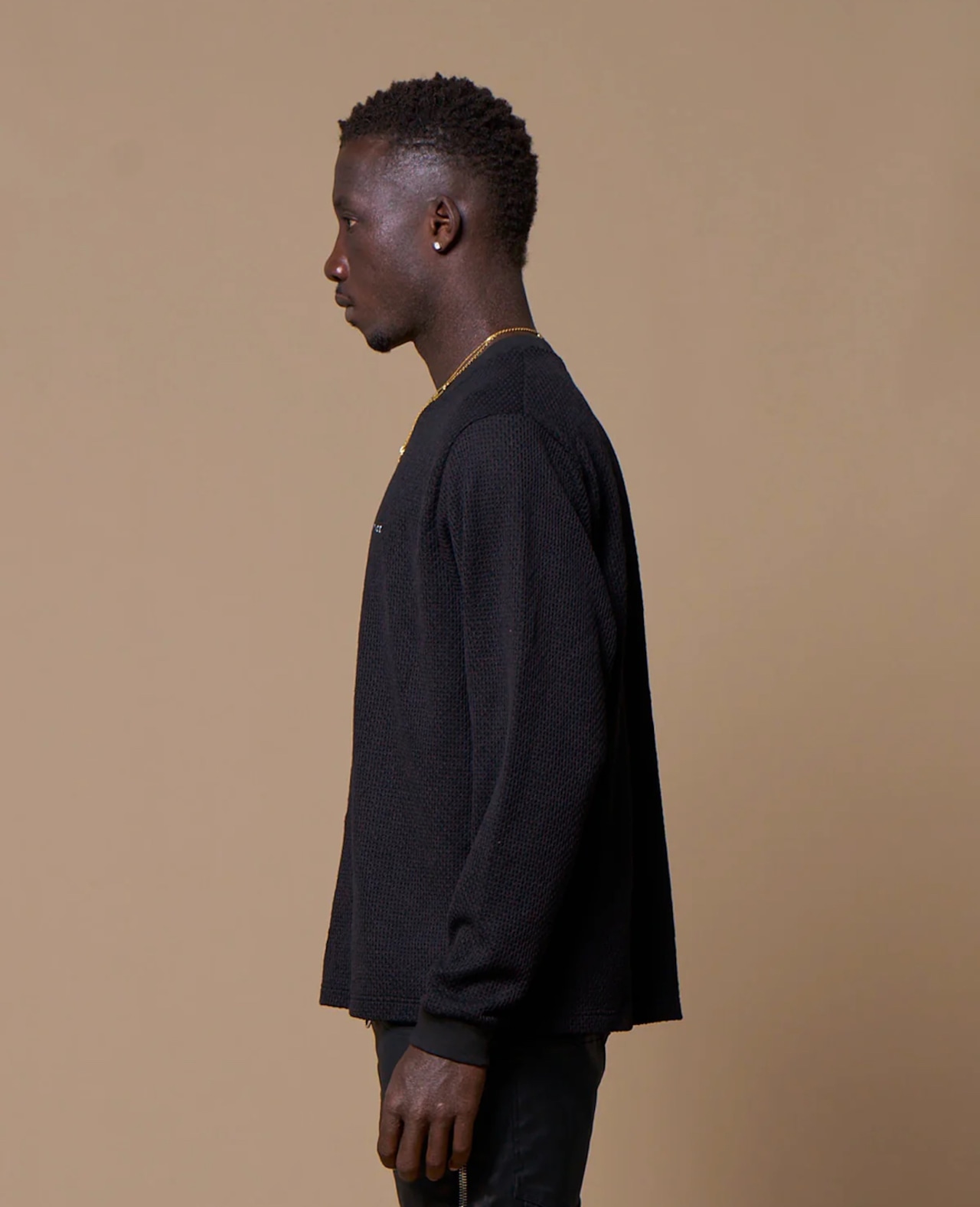 MLVINCE / thermal LS tee black