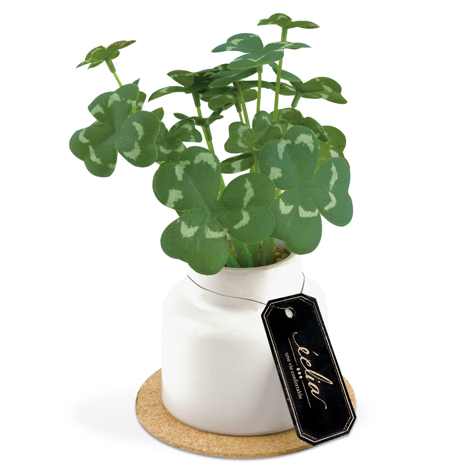 【人気】キシマ kishima 人工観葉植物 フェイクグリーン 人工植物 枯れない 造花グリーン 触媒 消臭 抗菌 空気清浄 クローバー KH-61247 Sサイズ