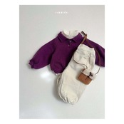 【取寄】minirobe ボーイカラーのスウェット｜冬服｜韓国子供服