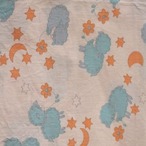 [C22]ドイツ ヴィンテージ ファブリック76×50cm 羊柄