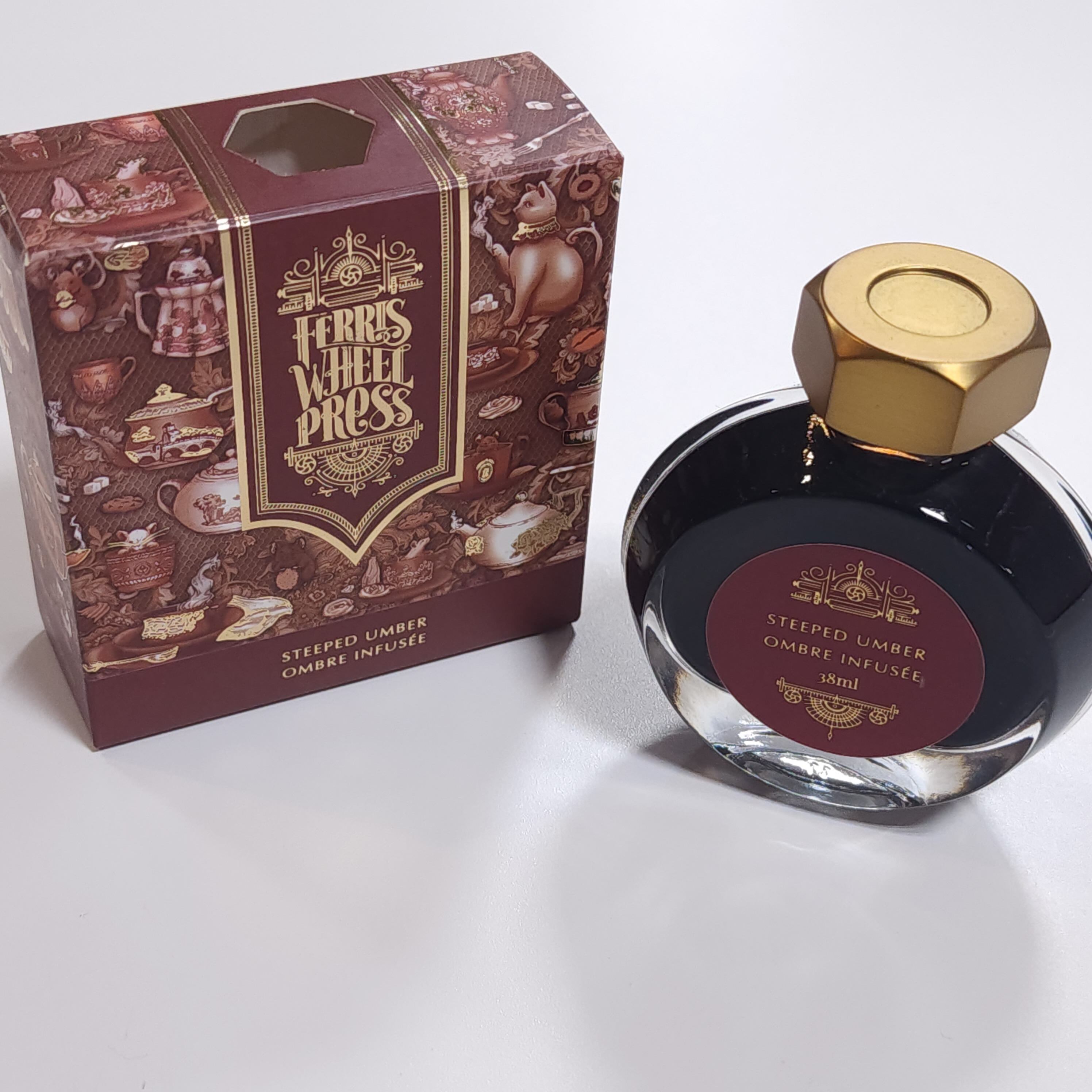 【フェリスホイールプレス】STEEPED UMBER 38ml ボトルインク【Ferris Wheel Press】