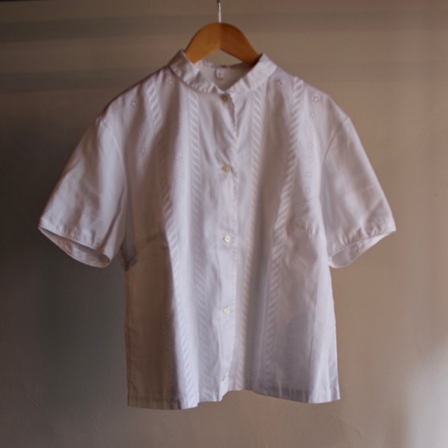 Small collar Short sleeve Shirt / スモールカラー ショート スリーブ  シャツ