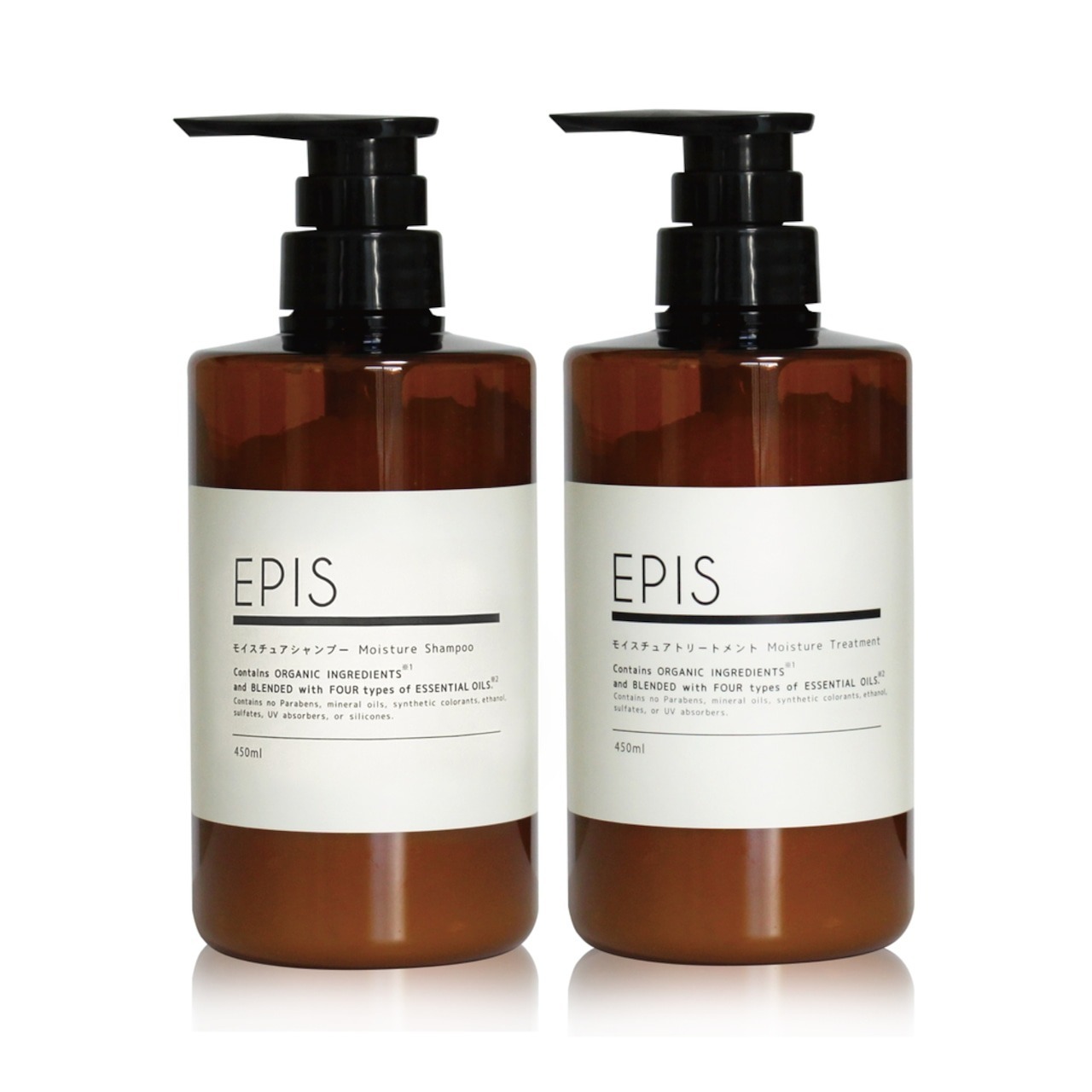 【お得な2ヵ月定期便/送料無料】EPIS シャントリセット|LDK A評価 オーガニック シャンプー トリートメント ノンシリコン ダメージケア