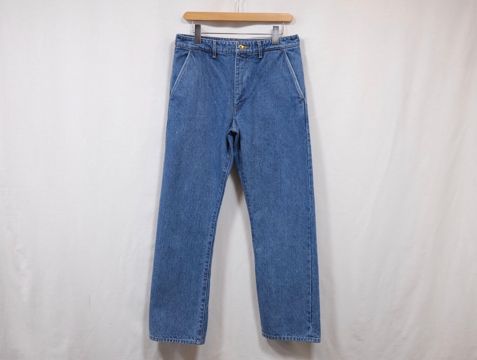 semoh デニムスラックス semoh”Denim Trousers L.Blue” | Lapel online store