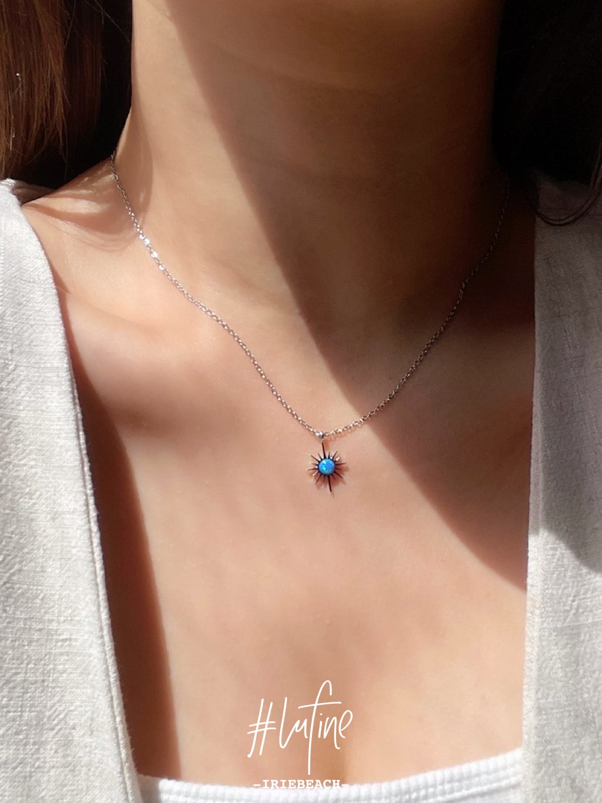 lufine】sunrise opal necklace | IRIEBEACH
