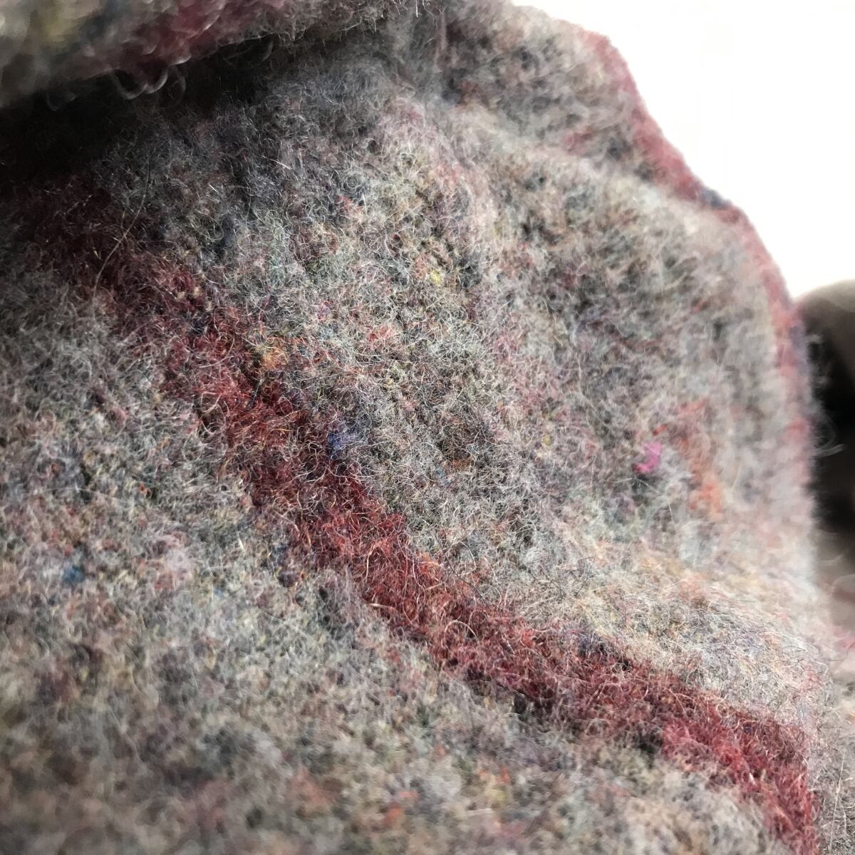 US VINTAGE UNKNOWN 60年代 あたり 裏ブランケットライナー付き US VINTAGE UNKNOWN 60年代 あたり 裏ブランケットライナー付き