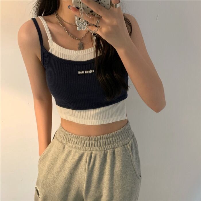 ショートトップス サマー 夏物 モンロー31331250841