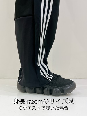 KOH ISHIGURO Upcycled Crazy Patchwork LINE wide pants -BLACK- Mens model