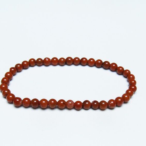 ナンホーンアゲート ブレスレット 5mm 南紅瑪瑙 ブレス 一点物 メール便可 [M便 1/10] 111-42234