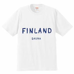 「FINLAND SAUNA UNIVERSITY」Tシャツ WHITE