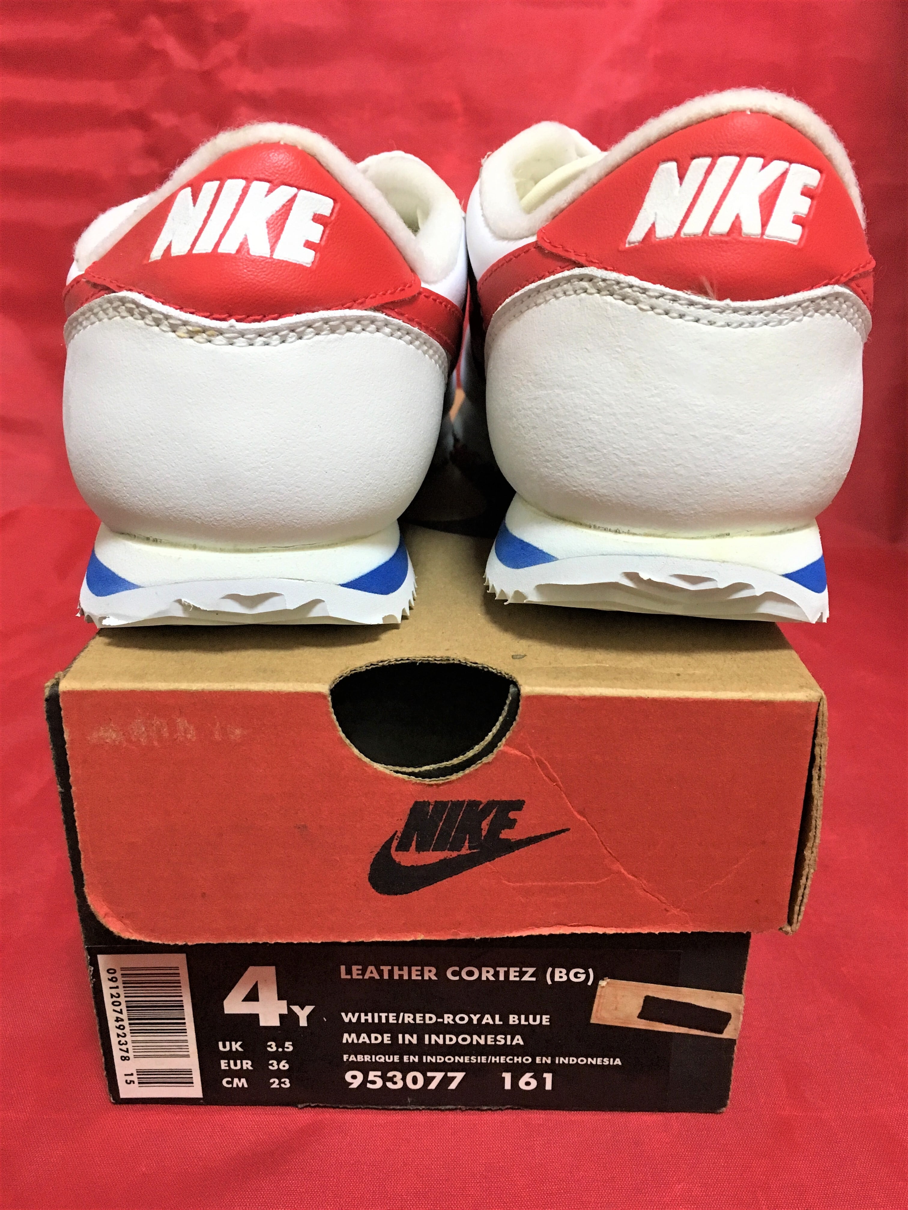 NIKE レザーコルテッツ WHITE/RED-ROYALBLUE 25.5cm NIKE レザーコルテッツ WHITE/RED-ROYALBLUE 25.5cm