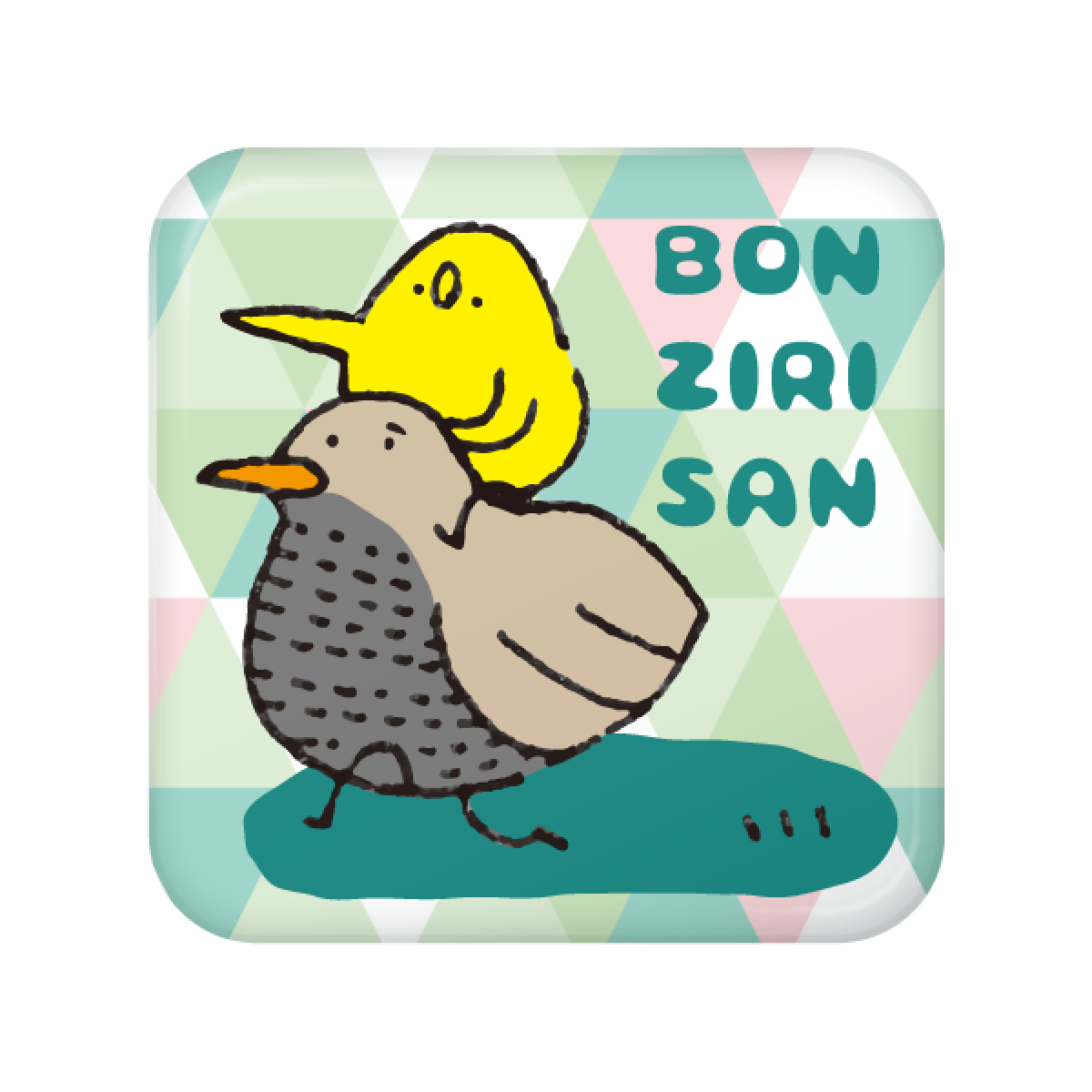 缶バッジ 角型 小（37mm）