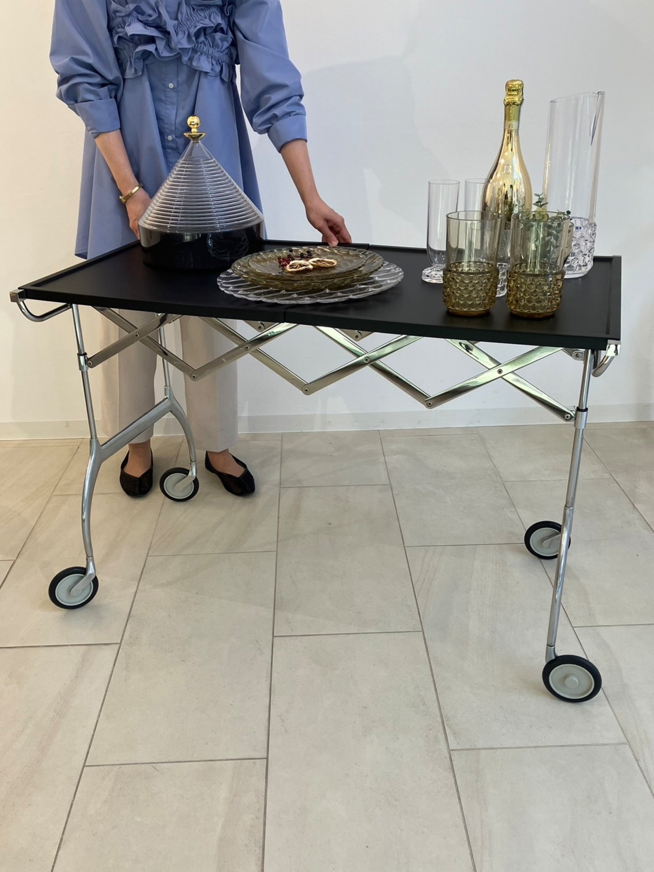 イタリア製 SPARKLE STOOL （スツール、 取り去り サイドテーブル 飾り  