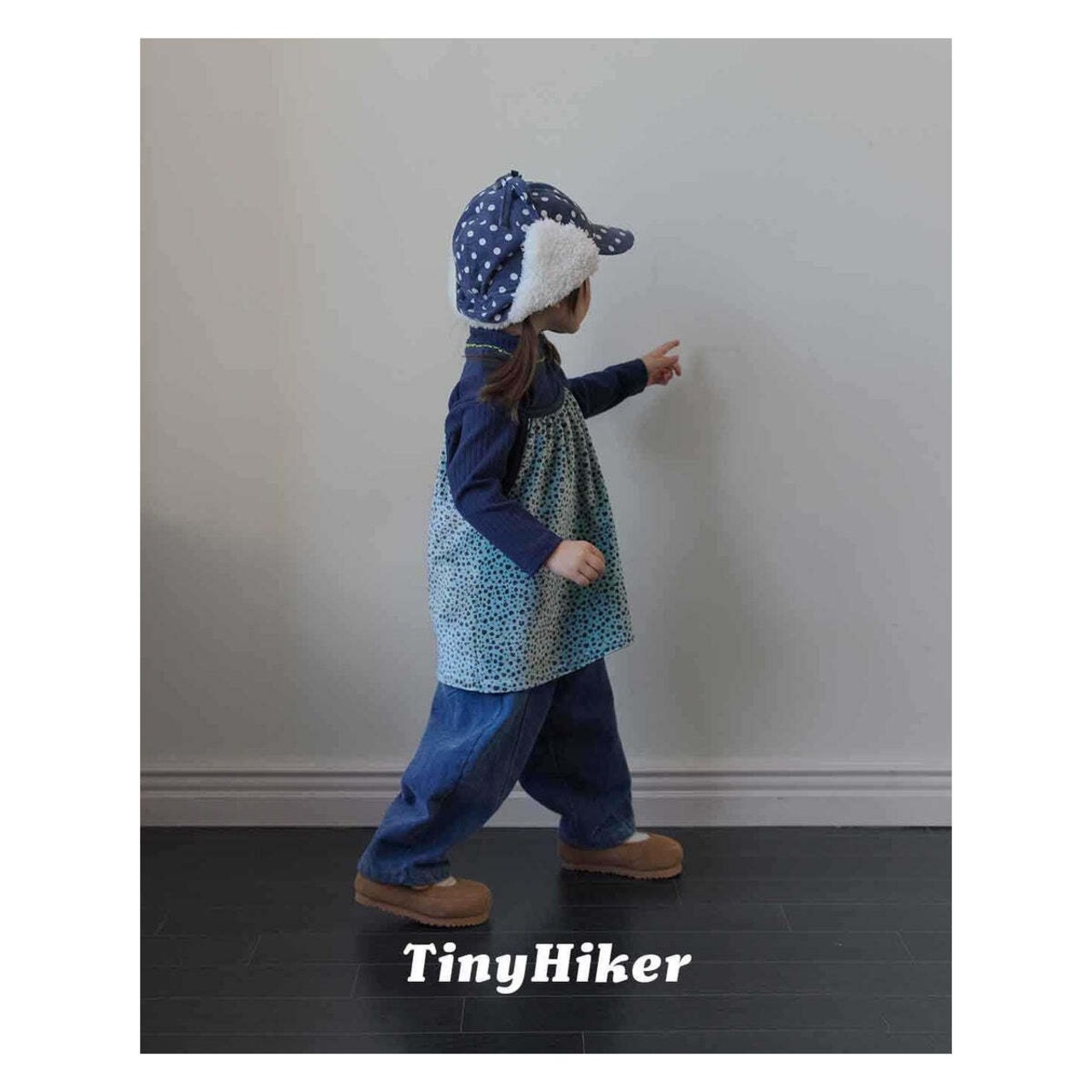 【取寄】Tiny Hiker レオパードワンピース｜冬服｜韓国子供服