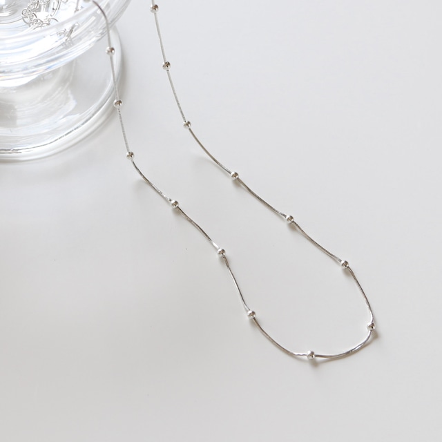 silver925 grain necklace 02 SN052