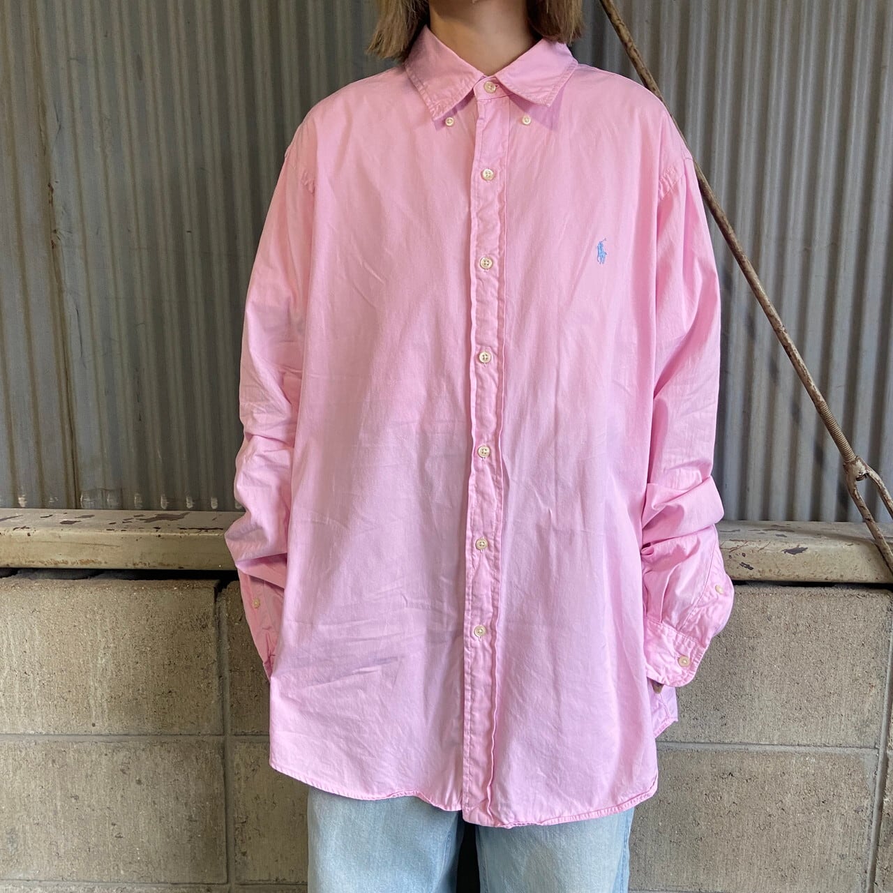 Ralph Lauren オールドラルフローレン CLASSIC FIT 長袖シャツ メンズL