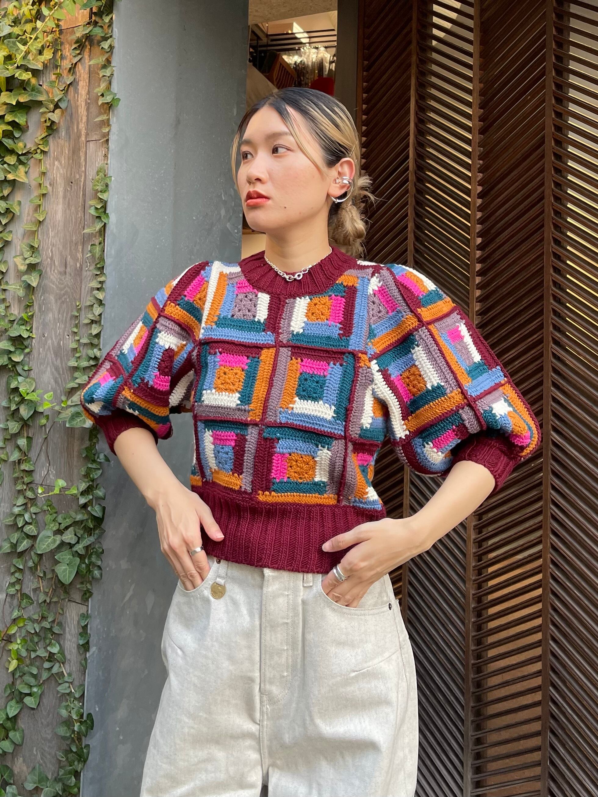 22AW】Sea New York シーニューヨーク / CAMRYN CROCHET PUFF SLV SWEATER |  TRENTオンラインショップ (福岡市セレクトショップ)