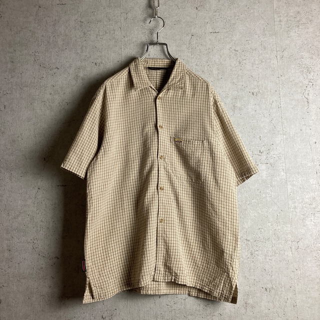 90s~00s VANS USA design seersucker shirts | hanome。