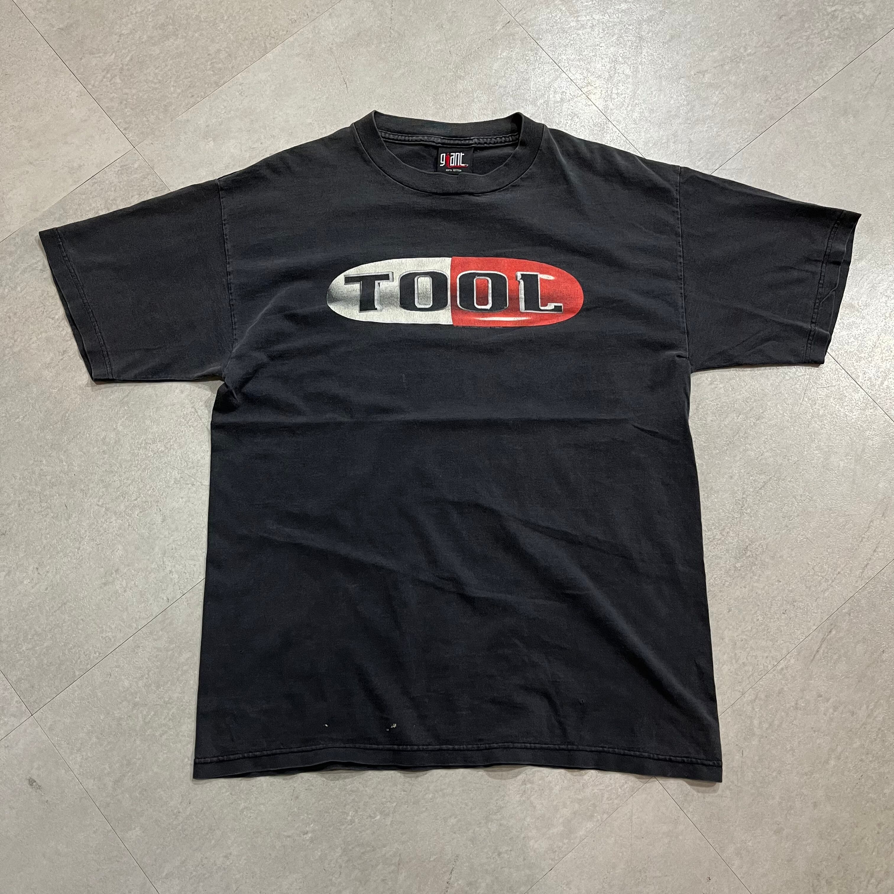 90s TOOL 心臓 プリント バンド Tシャツ