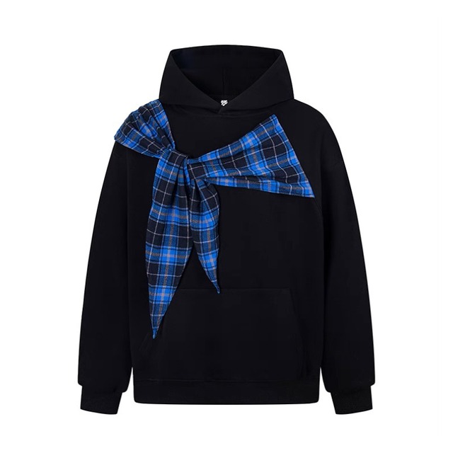 color scarf design hoodie　カラースカーフデザインフーディー　J1520