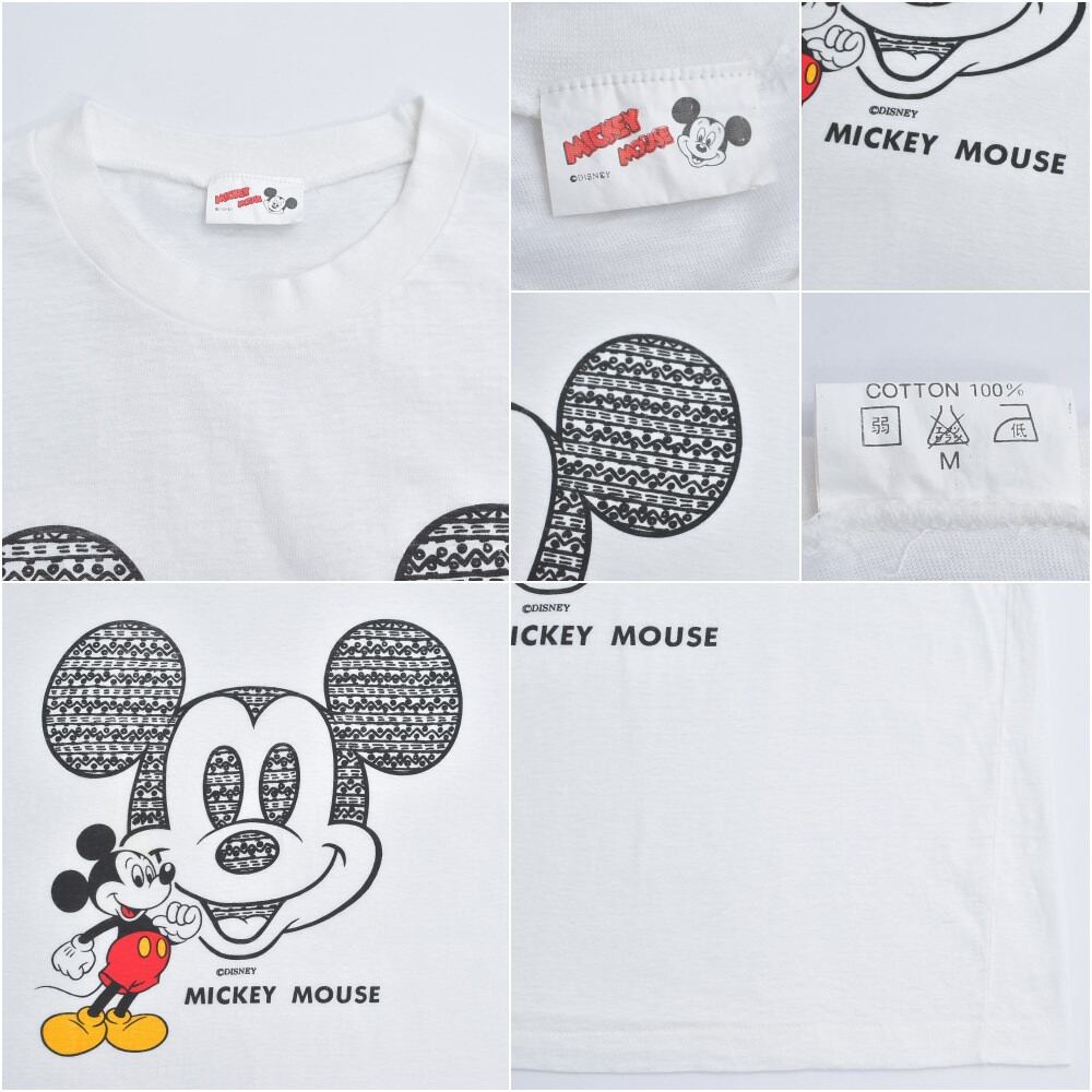 80～90s DISNEY ディズニー MICKEY MOUSE ミッキーマウス 顔ドン