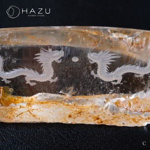 SALE☆【一点もの】龍彫の水晶
