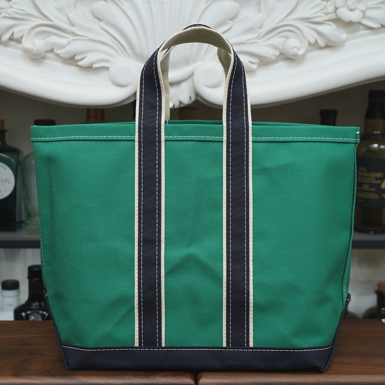 Workers（ワーカーズ） デラックストートバッグ グリーン・ネイビー