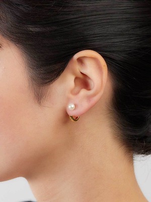MARIA BLACK マリアブラック/ Frida Pearl Pierced Earring - Yellow Gold / ピアス
