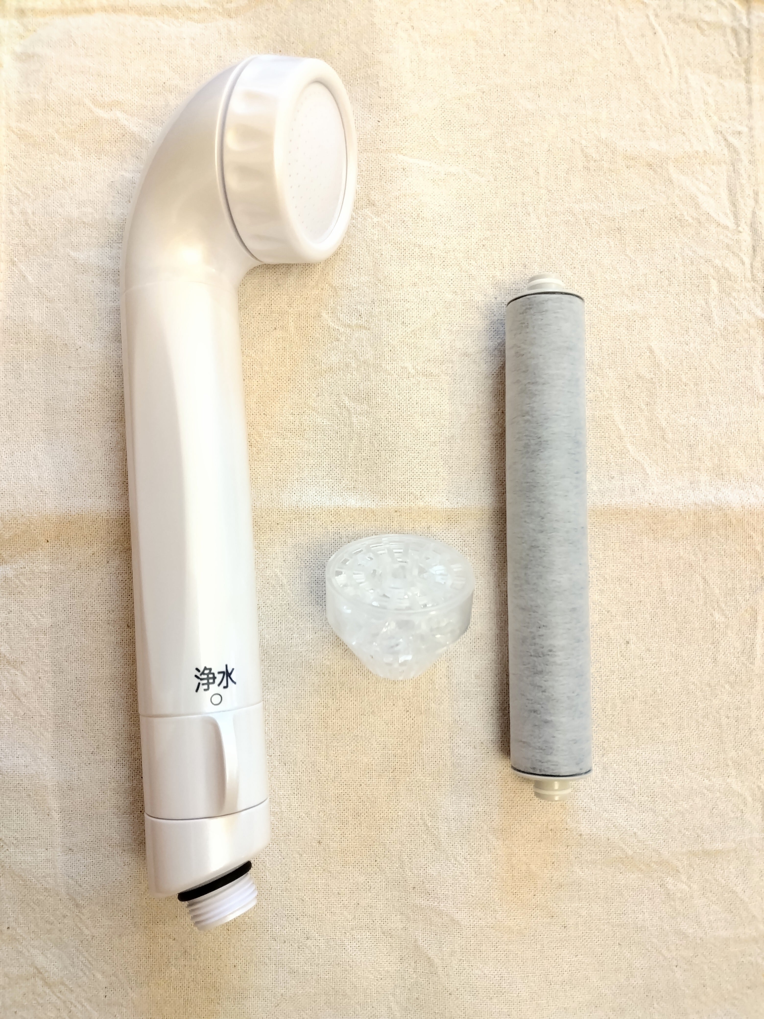 セラピーシャワー】シャワーヘッドタイプ浄水器（FREE SCIENC