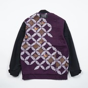 【BJK-M002】Ssize再構築リバーシブル着物ボンバー KIMONO REVERSIBLE BOMBER JACKET