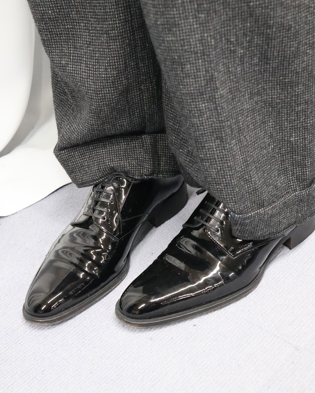 【Dior】patent leather lace up shoes