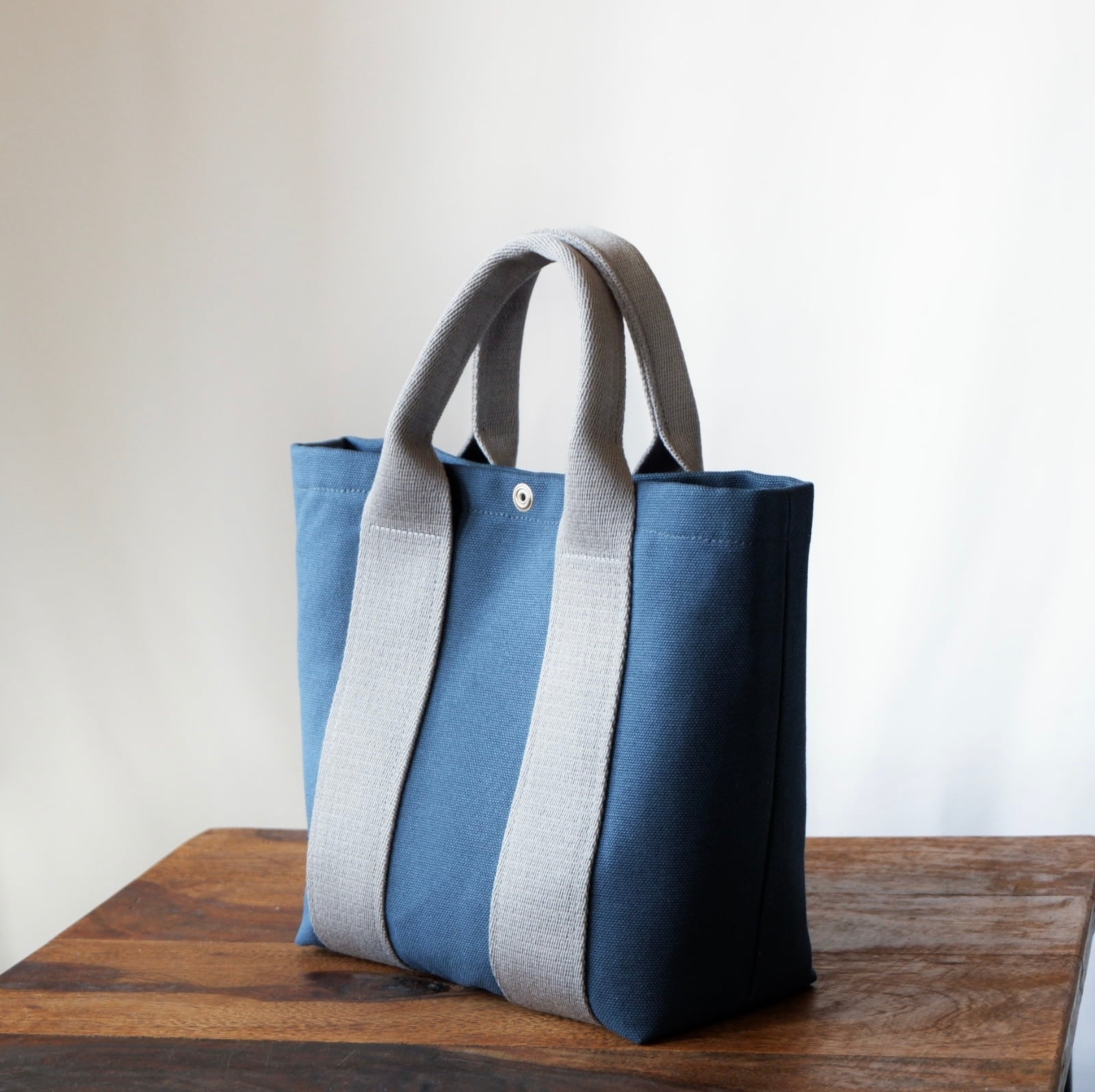 アーバントート◇S◇ネイビーブルー×グレー◇倉敷帆布 | myu.handwork