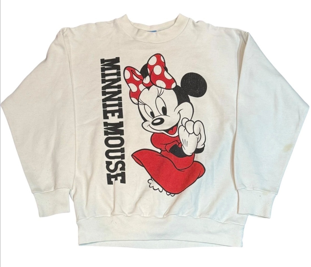 90s ミニースウェット 両面プリント 後ろ姿 | smife vintage