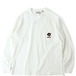 gym master ジムマスター 7.4oz CHEERUP 刺繍ロンTee G221753 ホワイト(01)