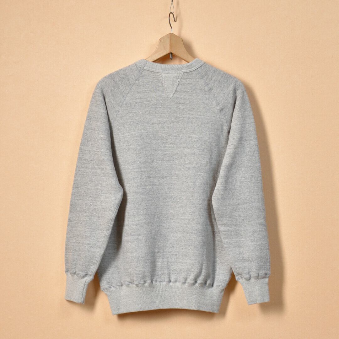 Kepani ケパニ ラフィー裏起毛 HARRIS-Ⅱ GUSSET CREW・ライトグレイ【送料無料】