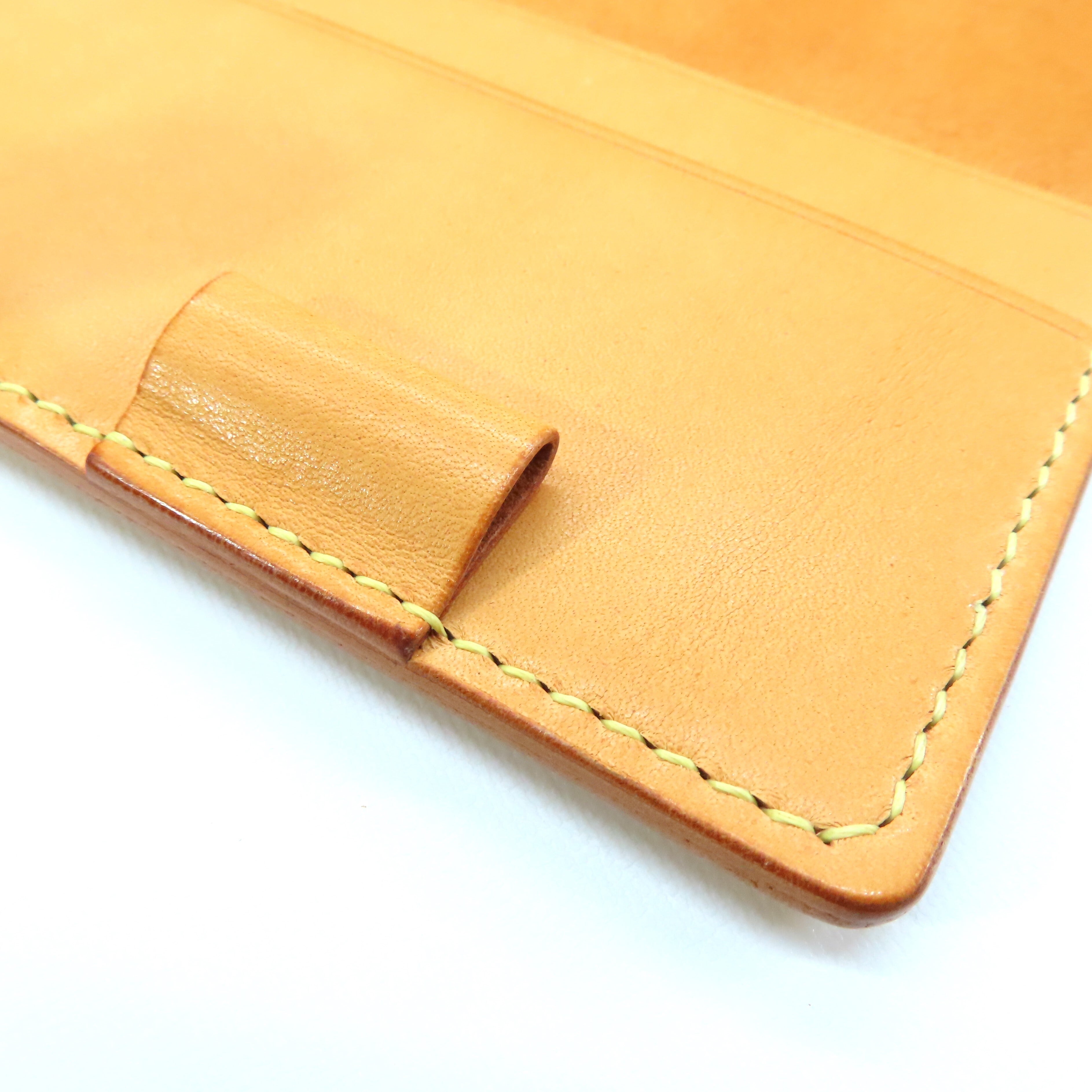 牛ヌメ革・A5・手帳カバー（手縫い） | 手作り革工房 Leaf