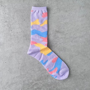 FAKUI / 【22-24cm】camouflage socks FK-245
