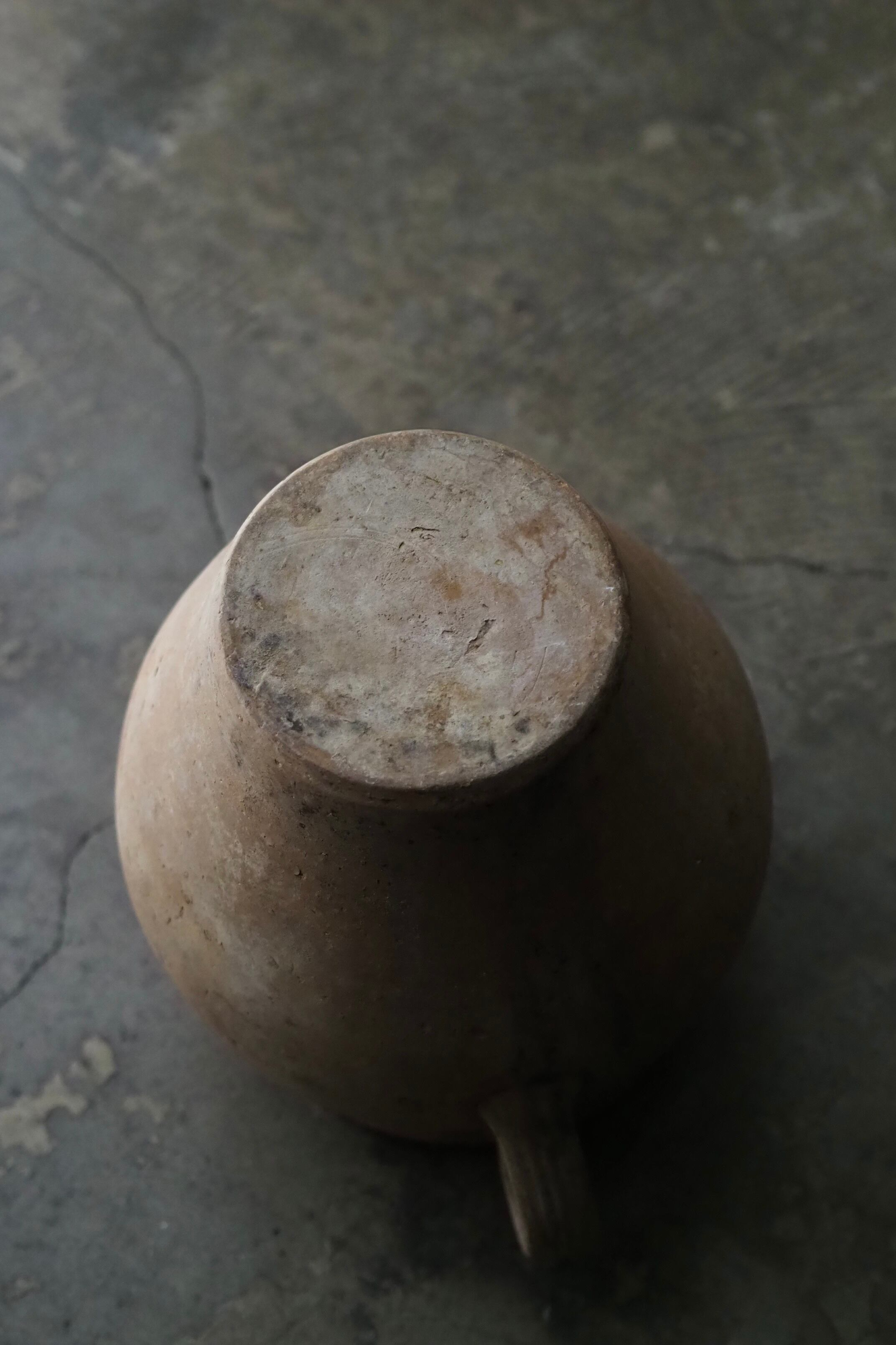 アンティーク素焼きの水差し-antique pottery pitcher | アンティーク